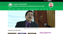 Desktop Screenshot of jamiahamdard.edu